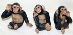 Image de 133/5000 3 petits singes   - Je ne vois pas - je n'entends pas - je ne parle pas